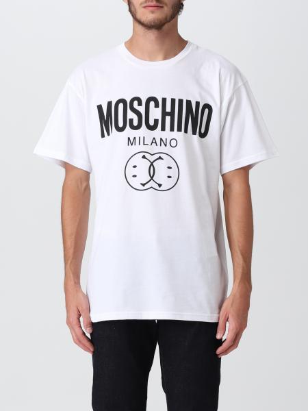 MOSCHINO COUTURE: Double Smiley® t-shirt - White | Moschino Couture t ...