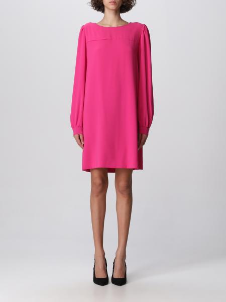 LIU JO: dress for woman - Fuchsia | Liu Jo dress WF2337T4229 online at ...