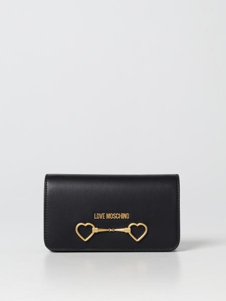 LOVE MOSCHINO: mini bag for woman - Black | Love Moschino mini bag ...