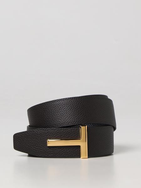 TOM FORD: belt for man - Brown | Tom Ford belt TB178LCL236G online on  