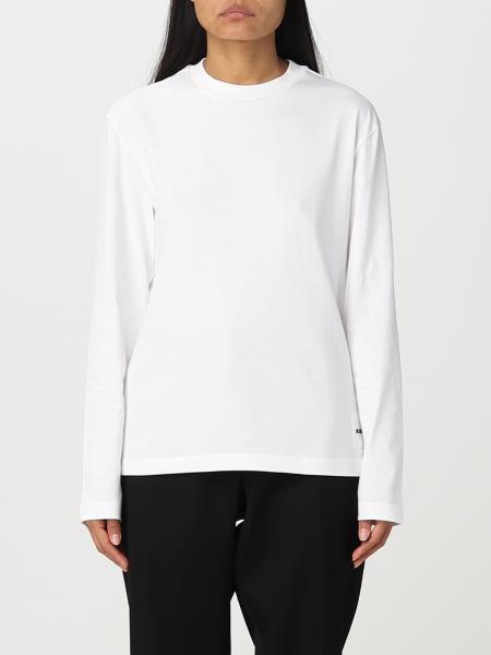 JIL SANDER: t-shirt for woman - White | Jil Sander t-shirt ...