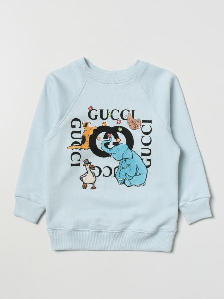 Felpa GG Gucci in cotone con animali