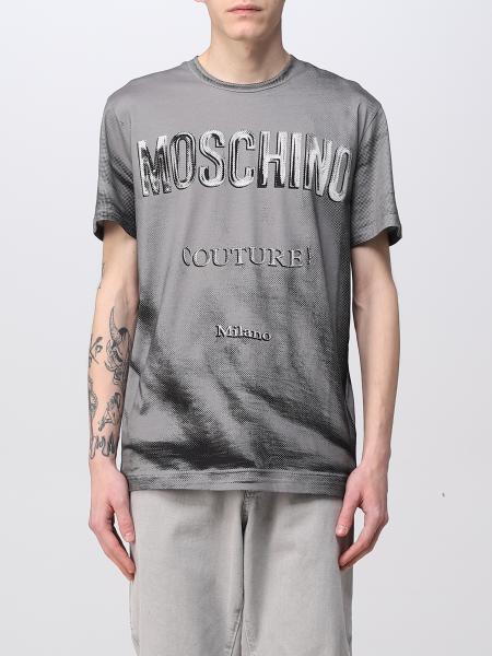T-shirt Moschino: T-shirt Moschino Couture in cotone stampato
