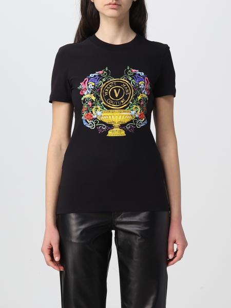 T-shirt Versace Jeans Couture: T-shirt Versace Jeans Couture in cotone