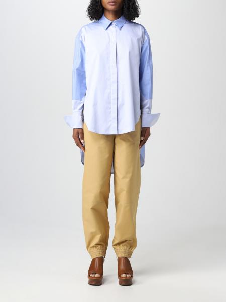 Loewe donna: Camicia Loewe in popeline di cotone