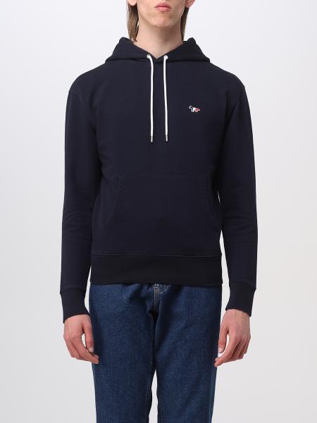 Maison Kitsuné Outlet: sweatshirt for man - Blue | Maison Kitsuné ...