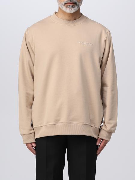 BURBERRY: sweater for man - Beige | Burberry sweater 8062624 online on ...
