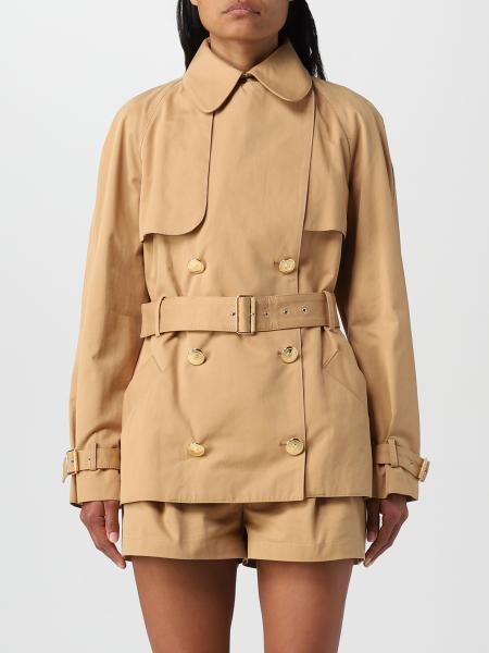 ELISABETTA FRANCHI: jacket for woman - Beige | Elisabetta Franchi ...