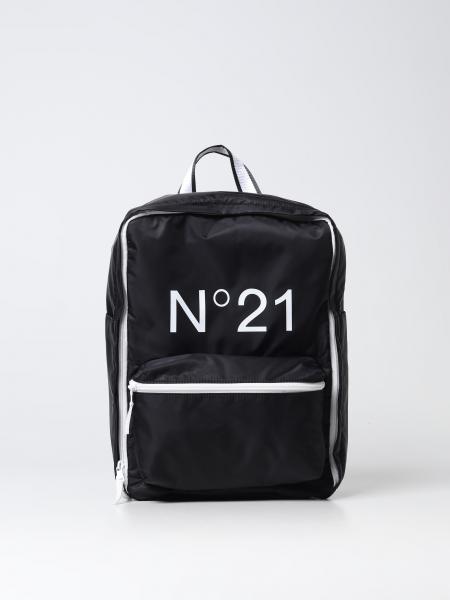 Zaino N° 21 in nylon con logo stampato