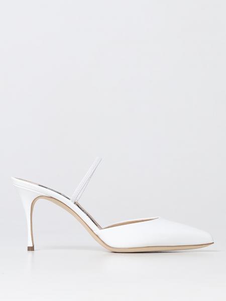 SERGIO ROSSI: high heel shoes for woman - White | Sergio Rossi high ...