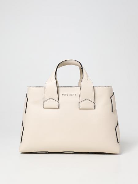 ORCIANI: handbag for woman - Ivory | Orciani handbag BO2143MADLEN ...