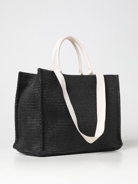 LIVIANA CONTI: tote bags for woman - Black | Liviana Conti tote bags ...