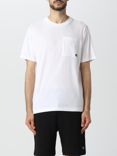 NEW BALANCE: t-shirt for man - White | New Balance t-shirt MT31542WT ...