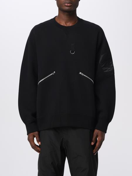 SACAI: sweater for man - Black | Sacai sweater 2303174 online on GIGLIO.COM