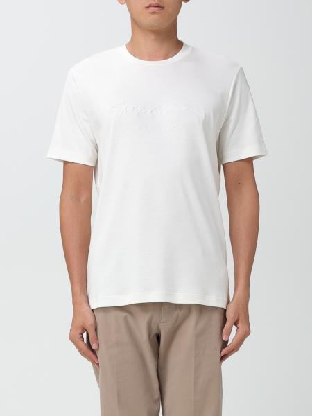 GIORGIO ARMANI：Tシャツ メンズ - ホワイト | GIGLIO.COMオンラインのGiorgio Armani Tシャツ  6GSM90SJRQZ