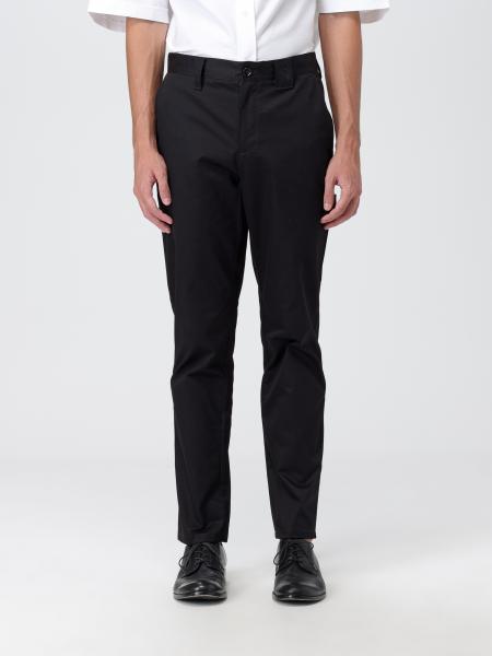 BURBERRY: men's pants - Black | Burberry pants 8070608 online at GIGLIO.COM