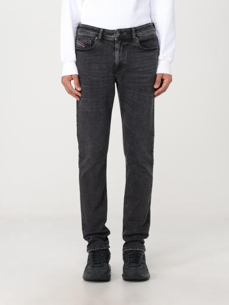DIESEL: denim jeans - Grey | Diesel jeans A0359509C23 online at GIGLIO.COM