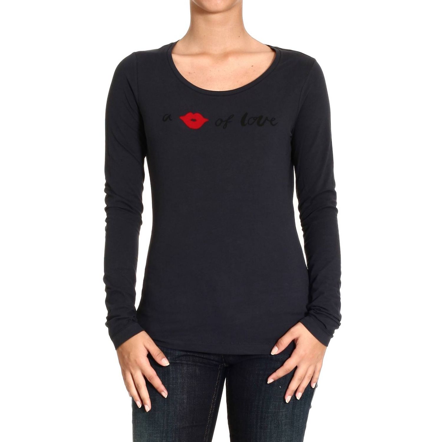 armani jeans t shirt women's