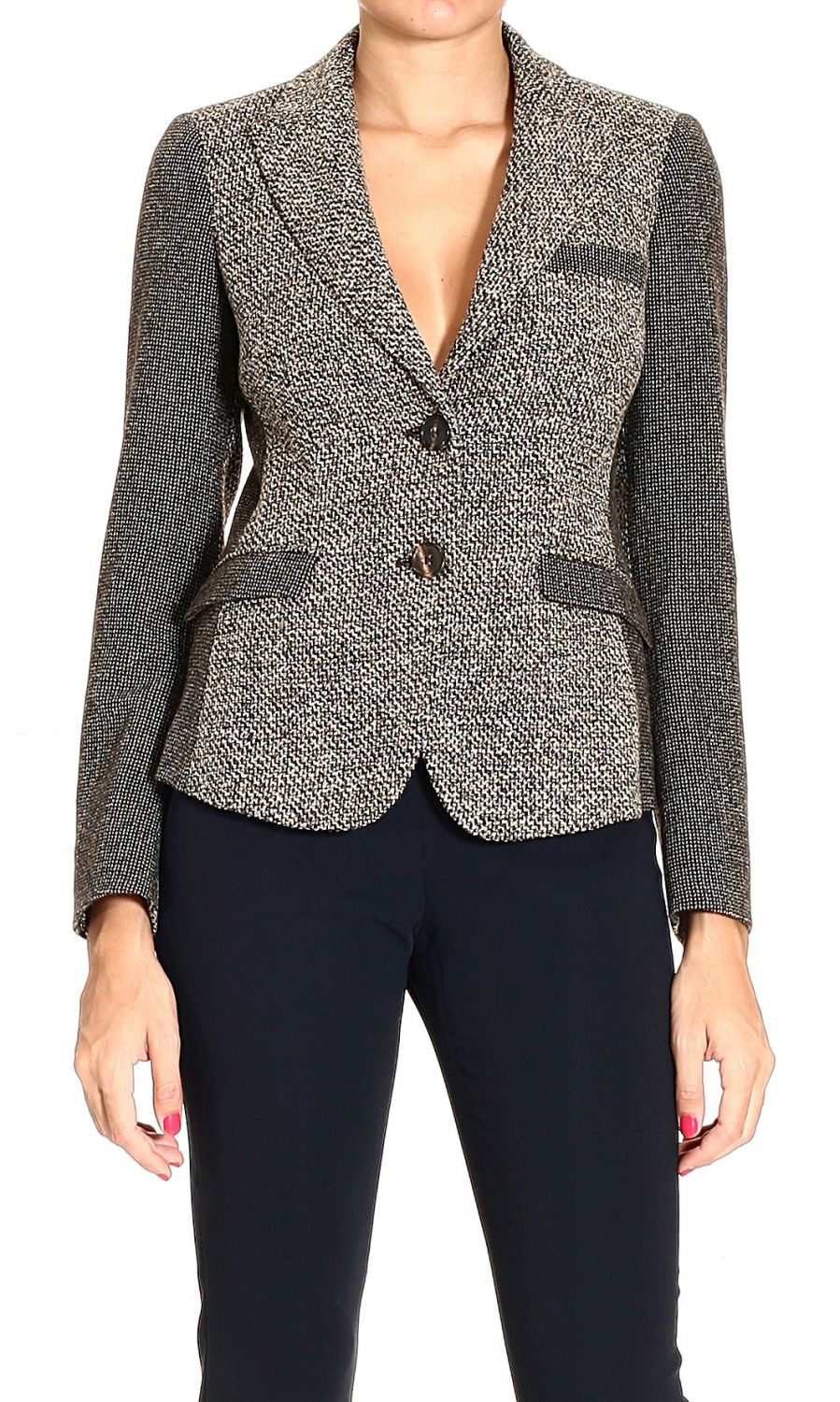 Etro Outlet: | Blazer Etro Women Grey | Blazer Etro 15096 541 GIGLIO.COM