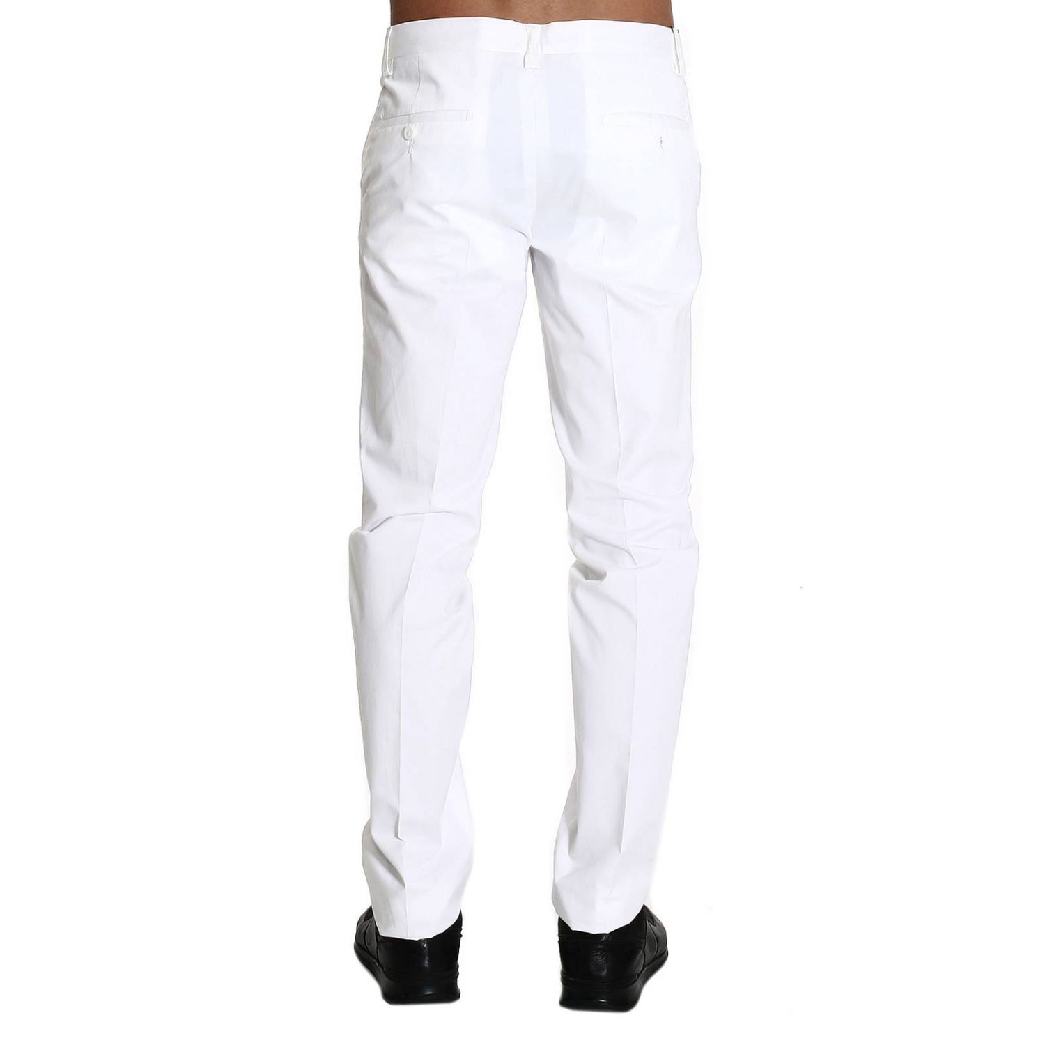 armani pants white