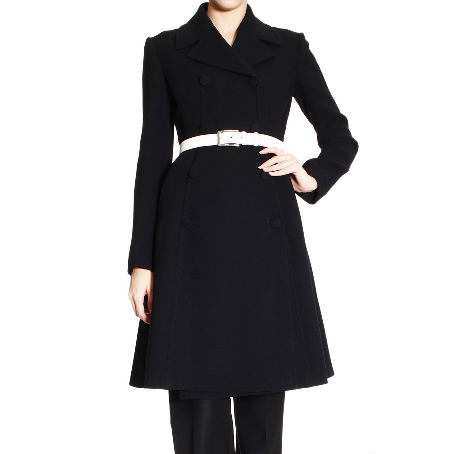 Christian Dior Outlet: | Coat Christian Dior Women Black | Coat ...