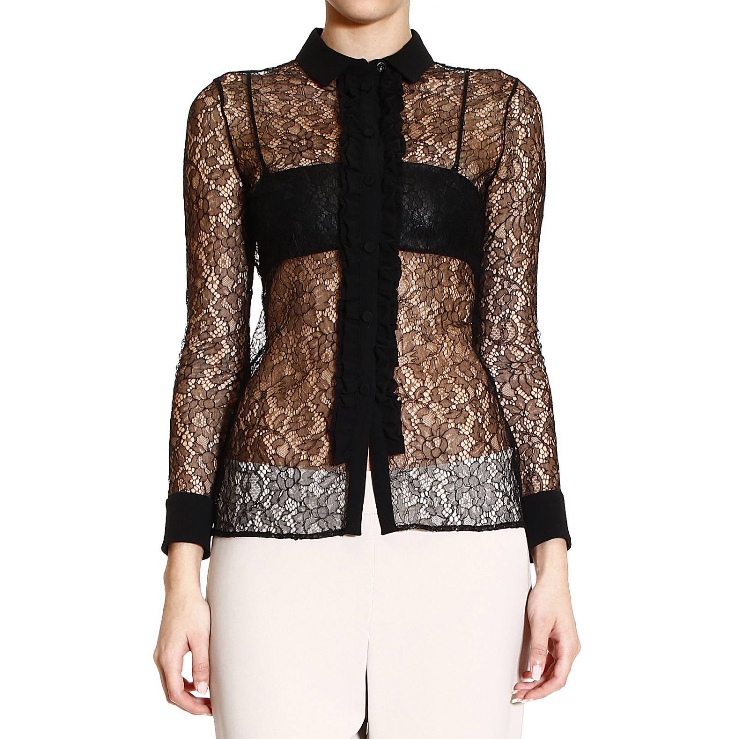 Saint Laurent Outlet Chemisier Femme Chemise Saint Laurent Femme