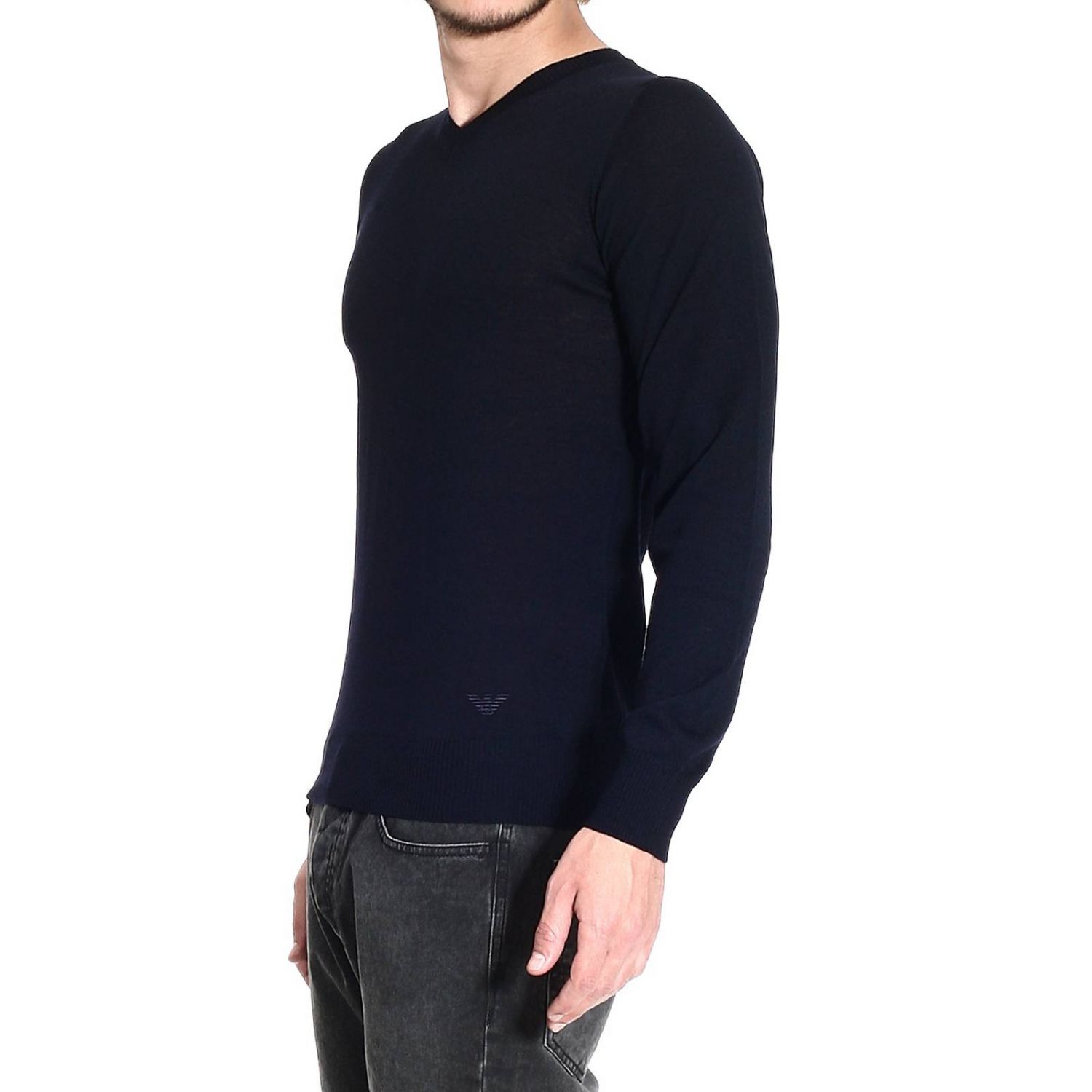 armani v neck sweater