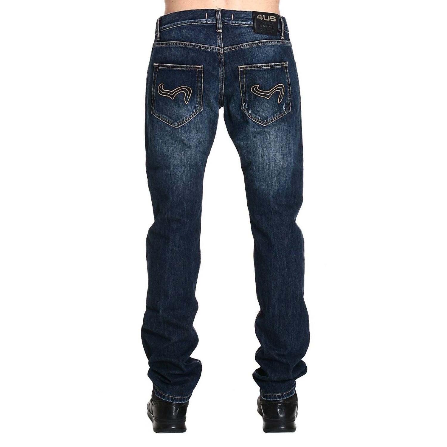 Paciotti 4Us Outlet: DENIM WITH NYLON POCKET - Denim | Jeans Paciotti 4Us  A1108 GIGLIO.COM