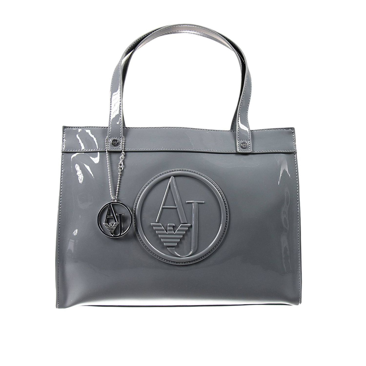 ARMANI JEANS: PATENT SHOPPIN 1 ZIP 