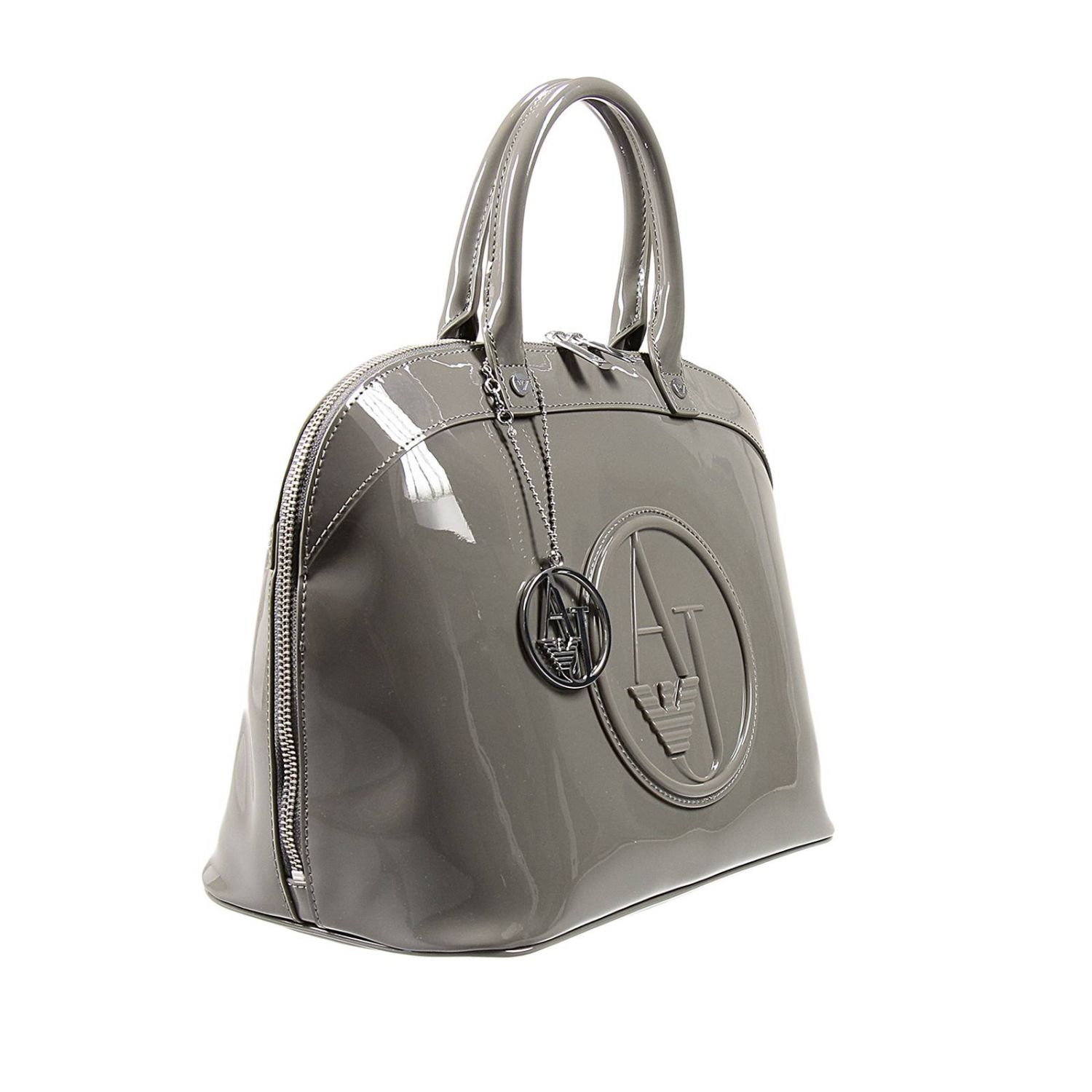 Borse Armani jeans in Vernice Grigio - 22768032