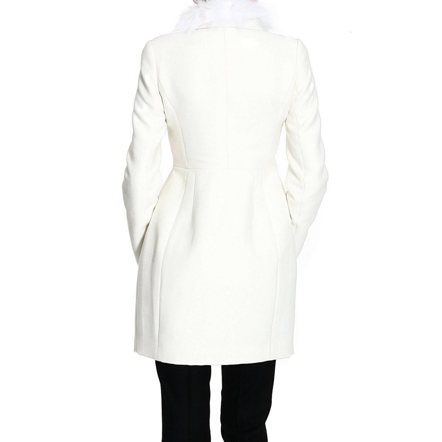 cappotto donna bianco