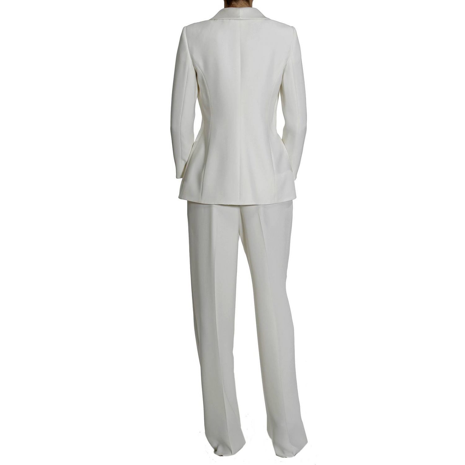 Armani Outlet SMOKING Tailleur Armani Donna Bianco