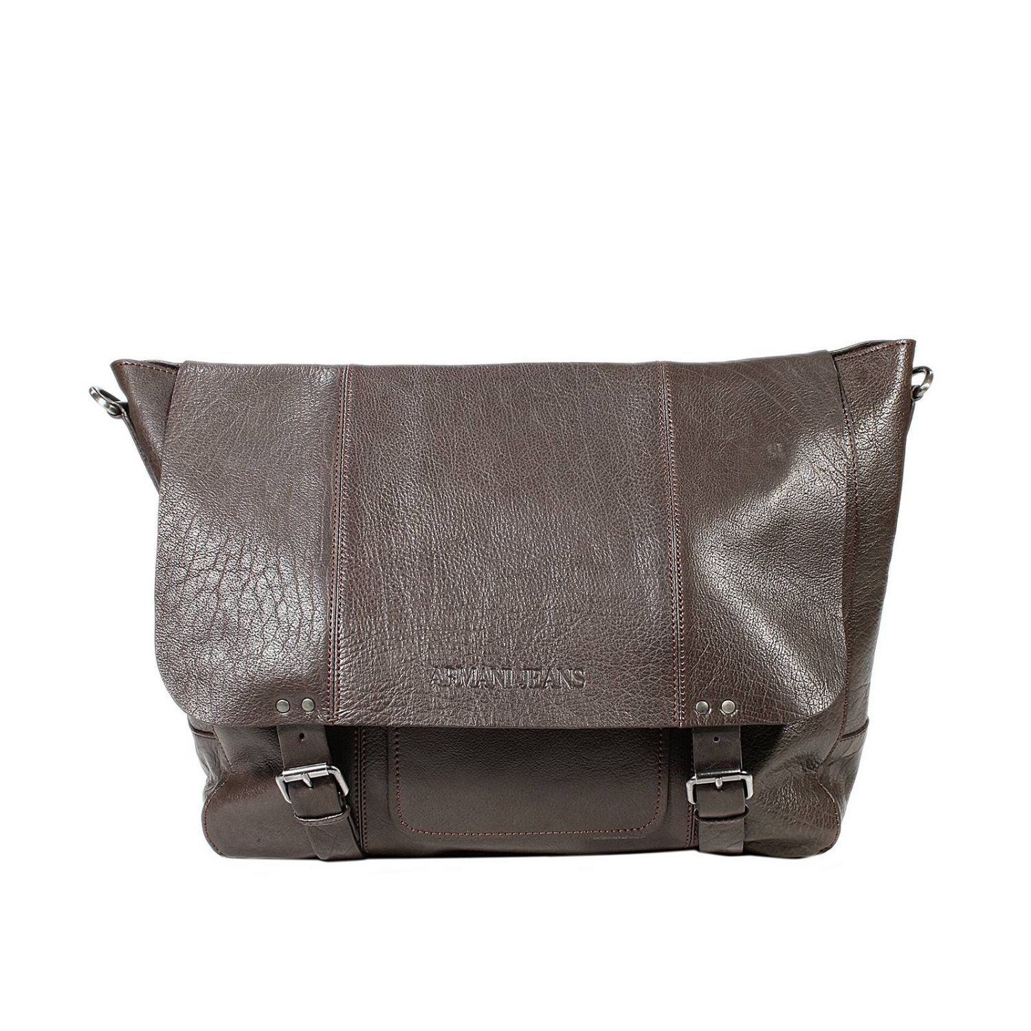 Armani Jeans Outlet MESSANGER LEATHER WITH FLAP Bags Armani Jeans