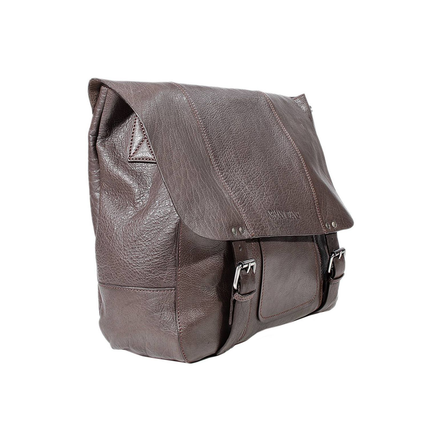 Armani Jeans Outlet MESSANGER LEATHER WITH FLAP Bags Armani Jeans