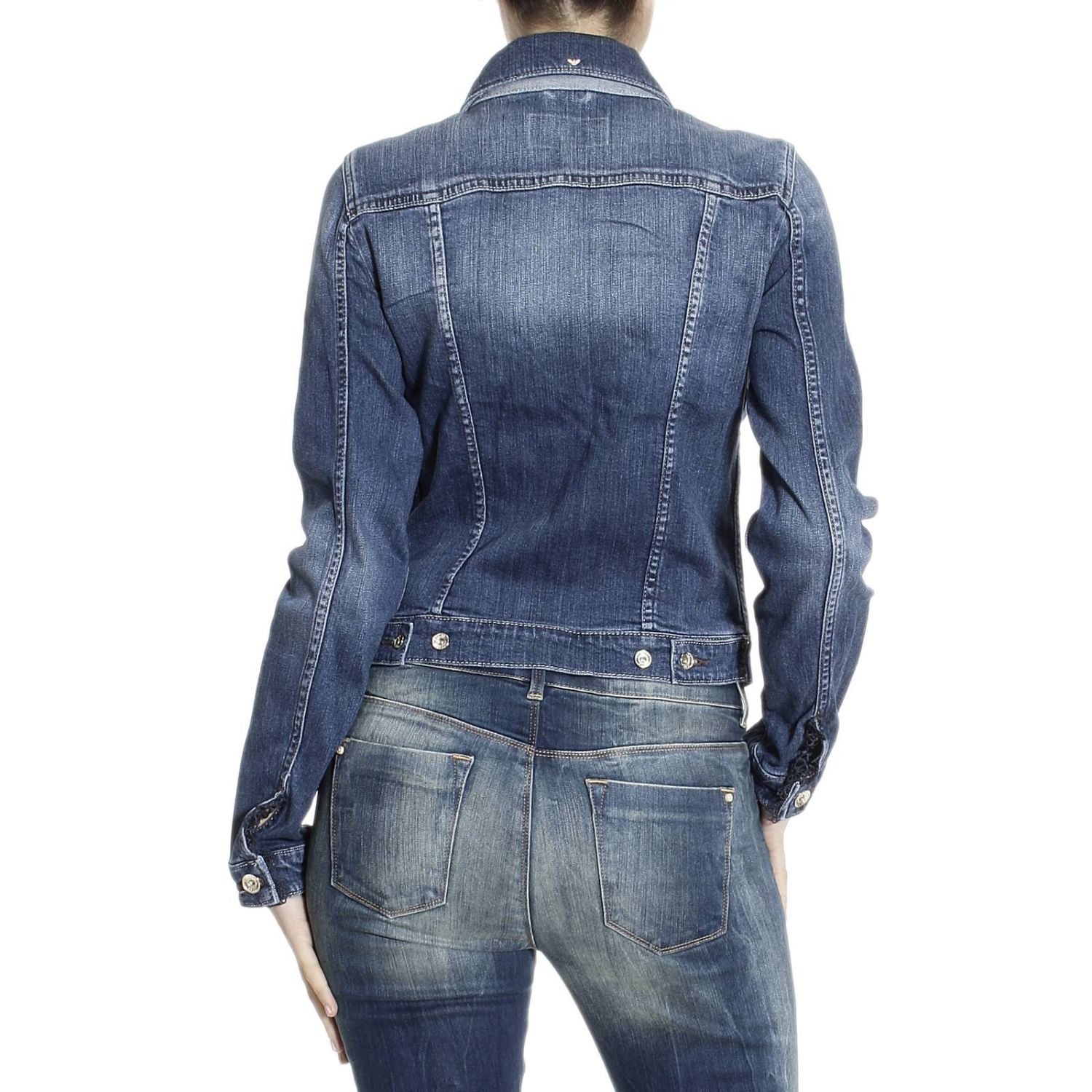 Armani Jeans Outlet: DENIM | Jacket Armani Jeans Women Denim | Jacket ...