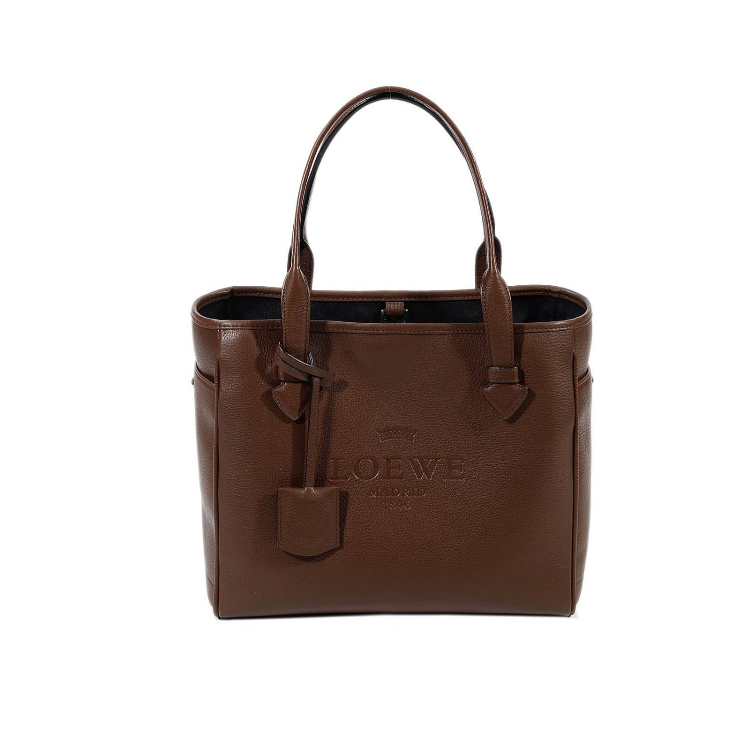 Loewe Outlet HERITAGE SHOPPING LEATHER LOGO Shoulder Bag Loewe Women