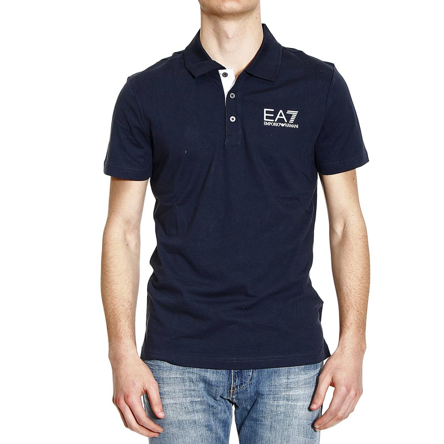 blue ea7 t shirt
