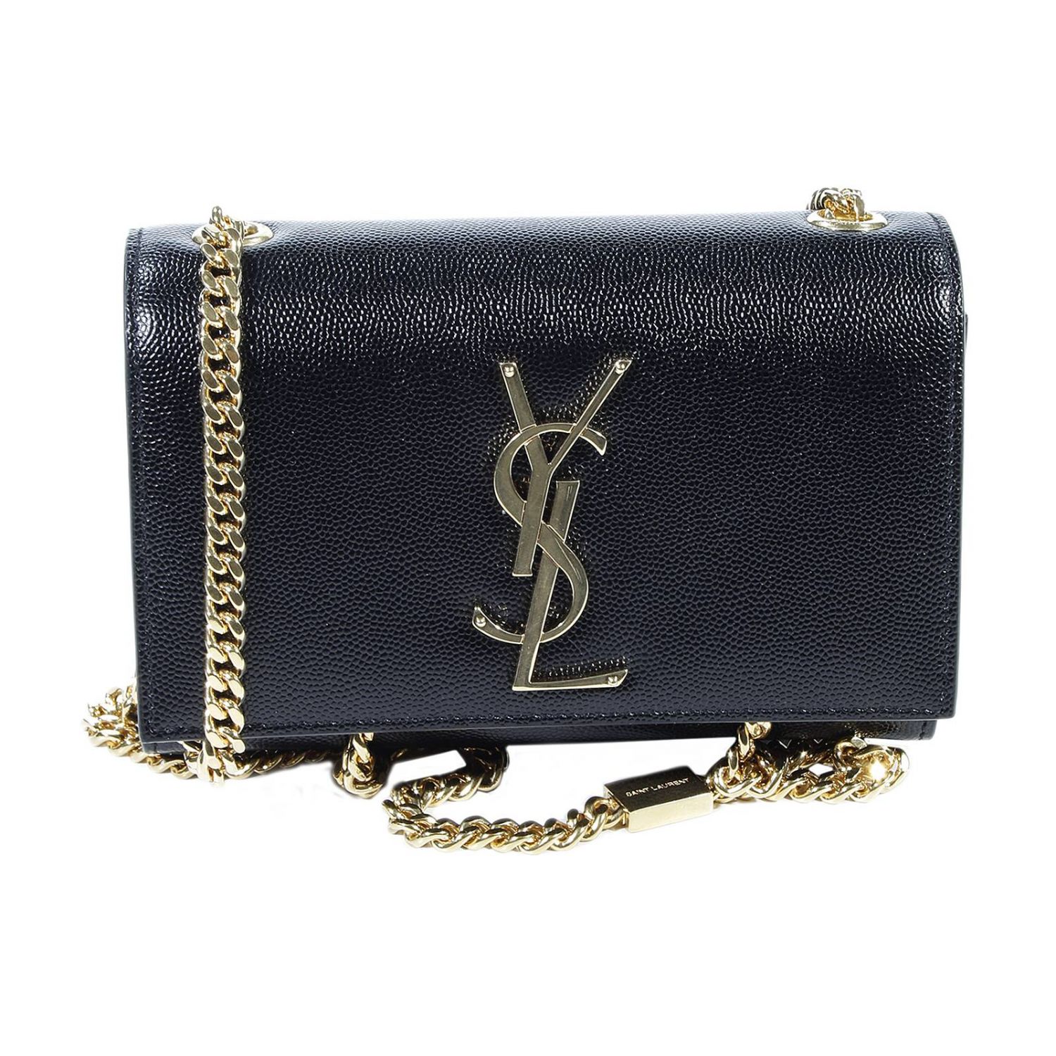 saint laurent genuine leather shoulder bags