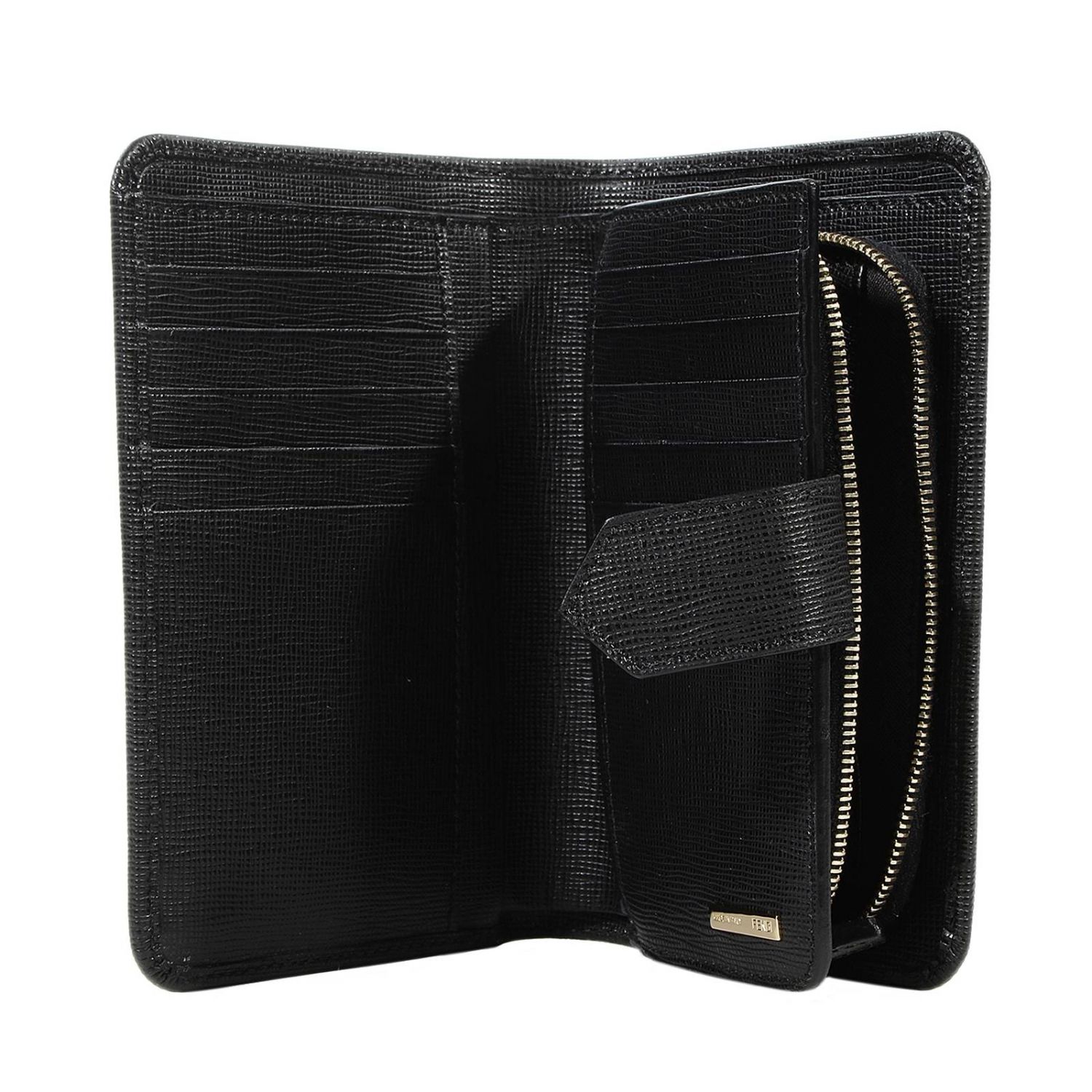 FENDI: | Wallet Fendi Women Black | Wallet Fendi 8M0314 FO9 GIGLIO.COM
