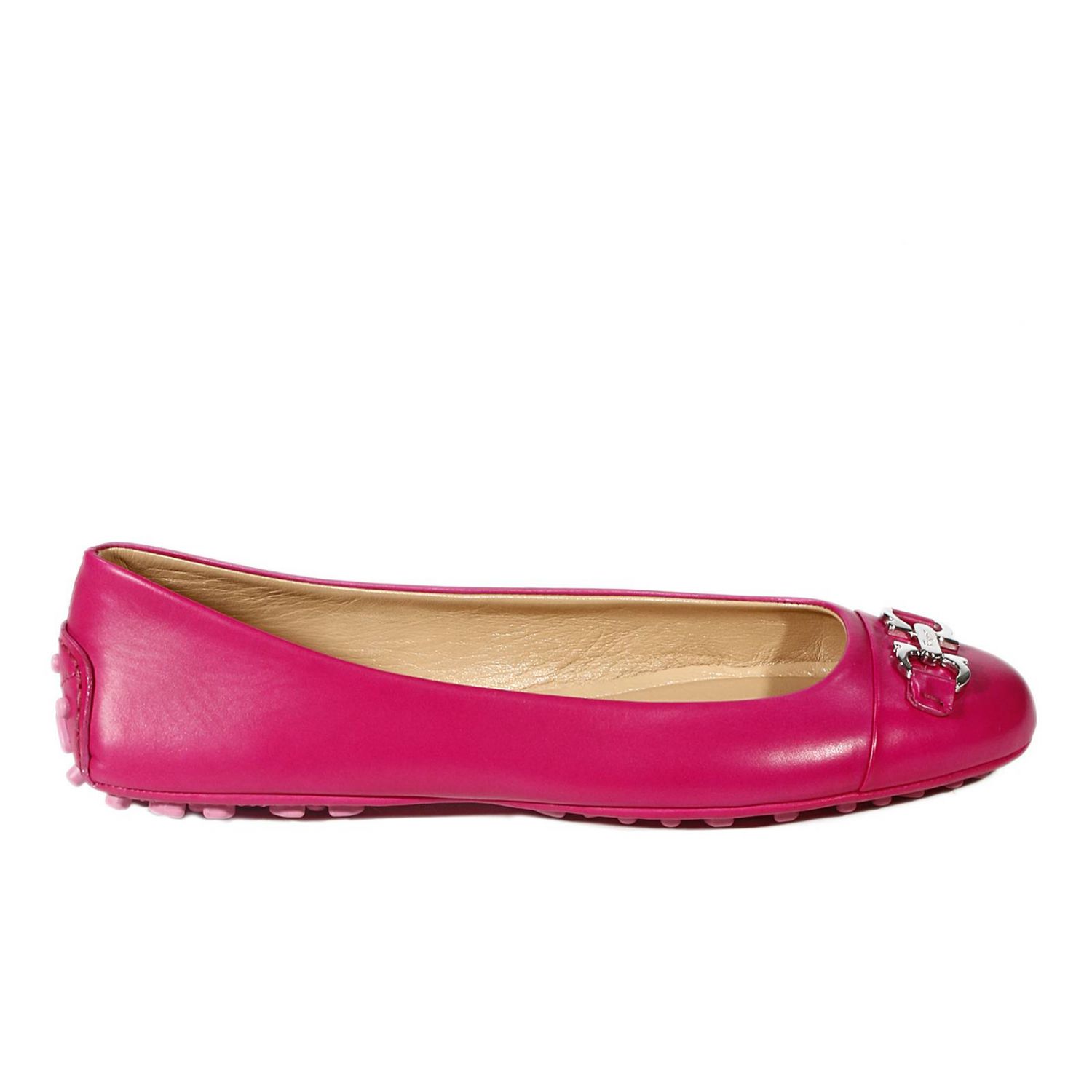 fuchsia flat shoes