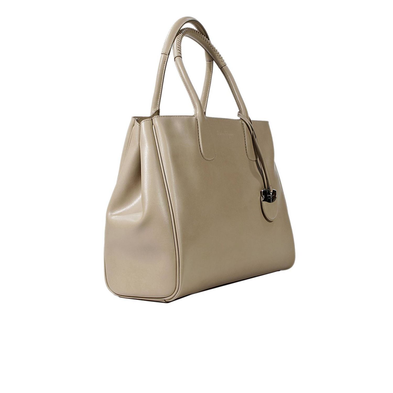 SALVATORE FERRAGAMO: NOLITA SHOPPING LARGE LEATHER | Shoulder Bag ...