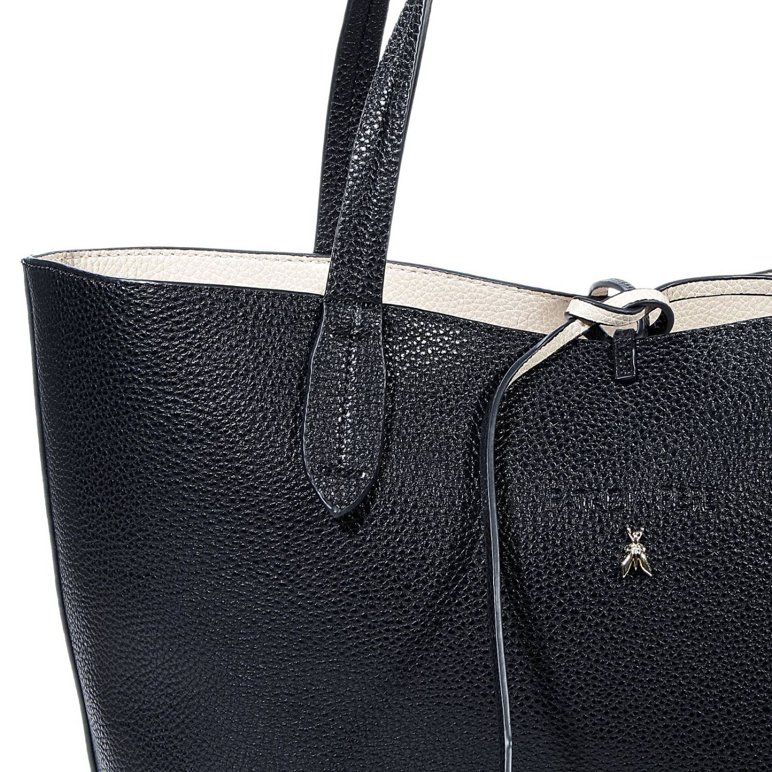 Patrizia Pepe Outlet: SHOPPING TWO HANDLES REVERSIBLE | Shoulder Bag  Patrizia Pepe Women Black | Shoulder Bag Patrizia Pepe 2V4741 AV603  GIGLIO.COM