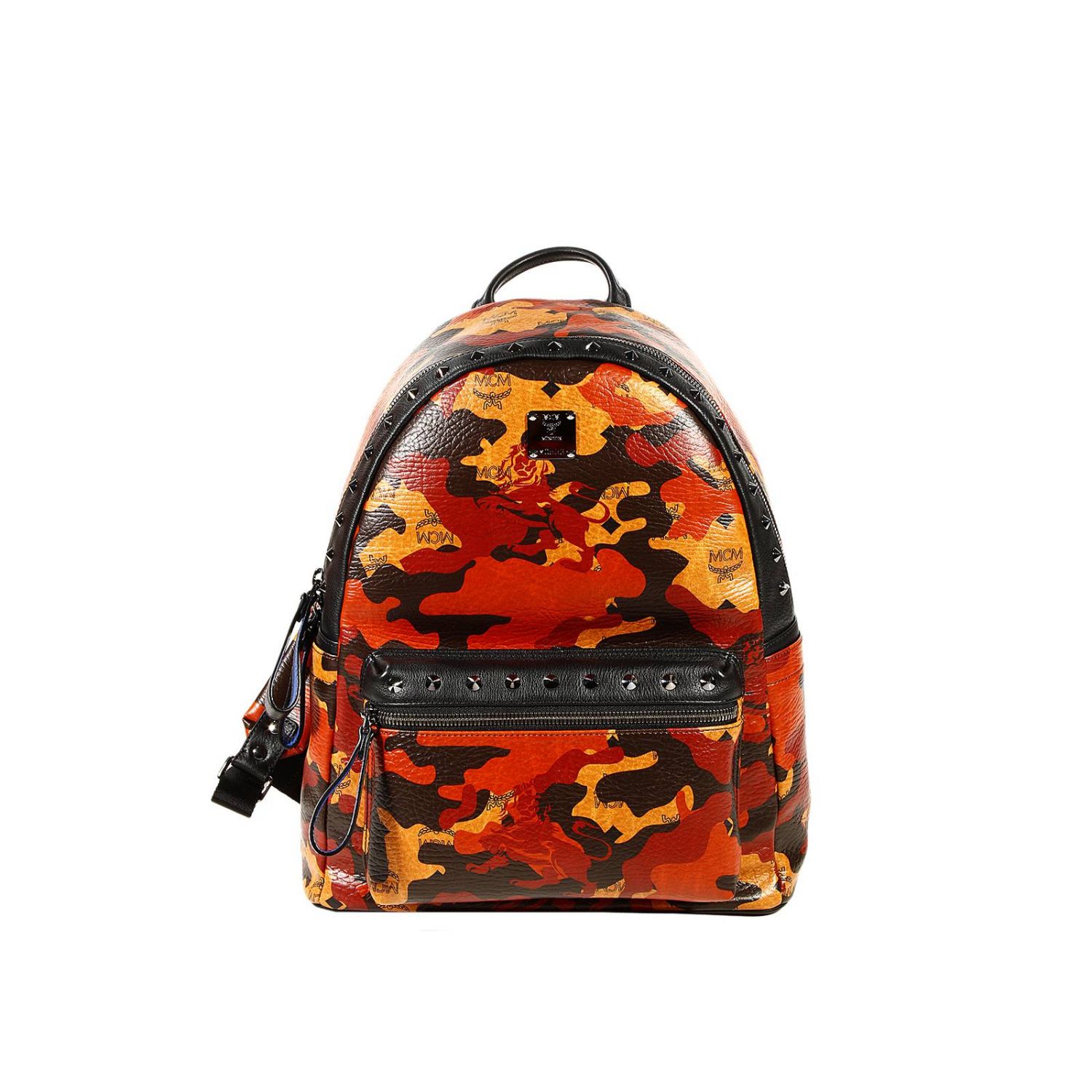 orange camo backpack