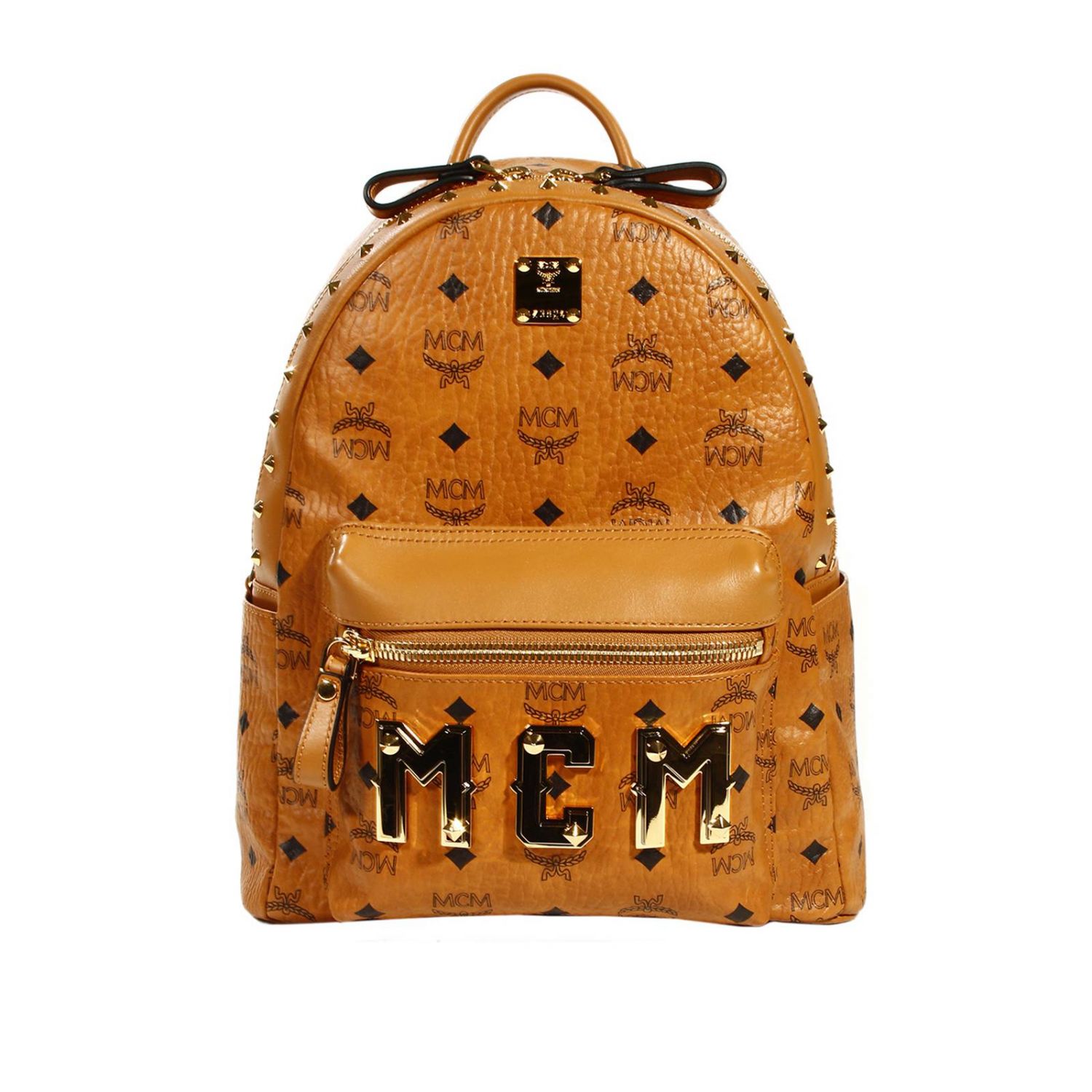 Mcm Outlet: STARK M COLLECTION ZAINETTO PICCOLO - Cuoio | Zaino Mcm  mmk4ave32 cognac GIGLIO.COM