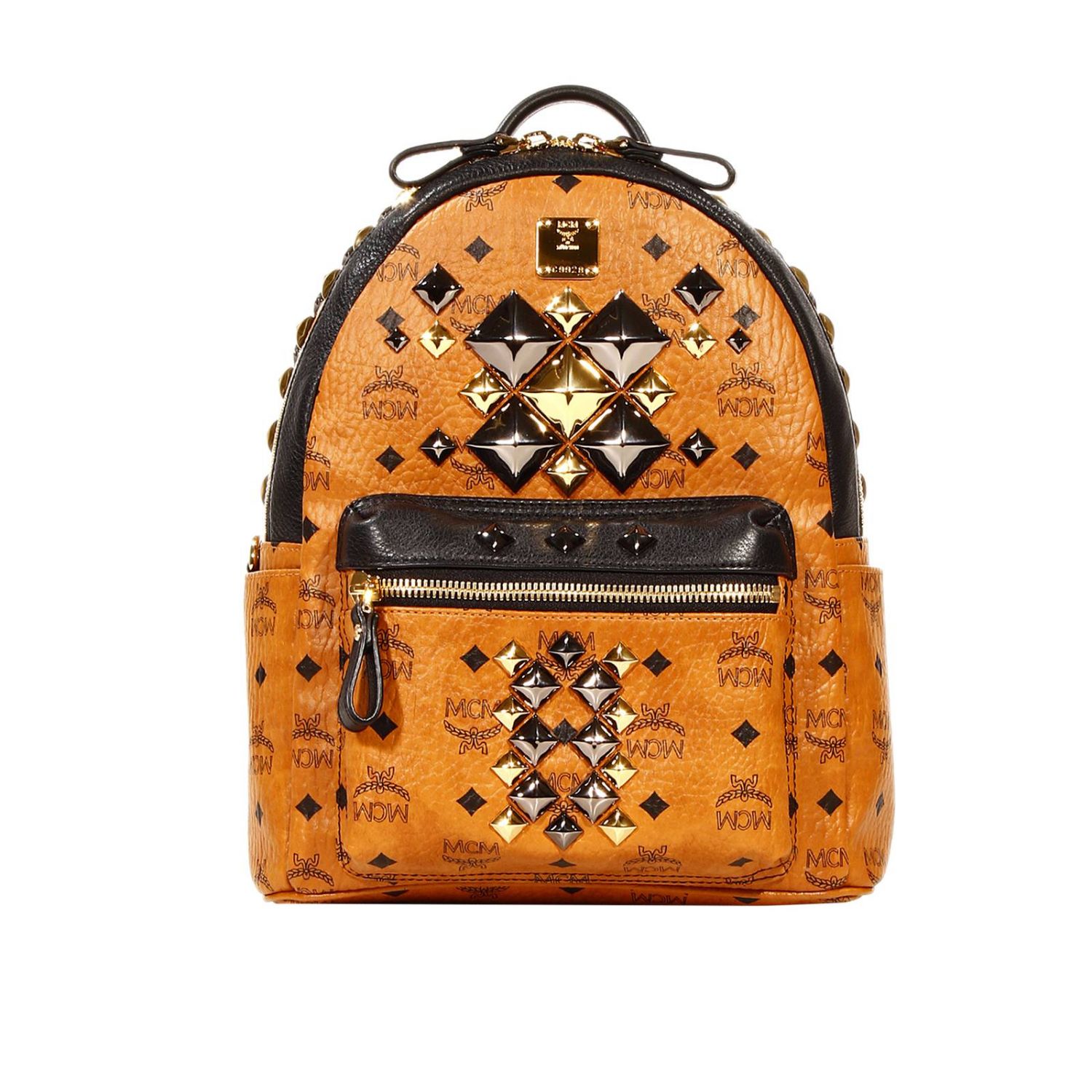Mcm Outlet: STARK BROCK BACKPACK SMALL | Backpack Mcm Women Leather ...