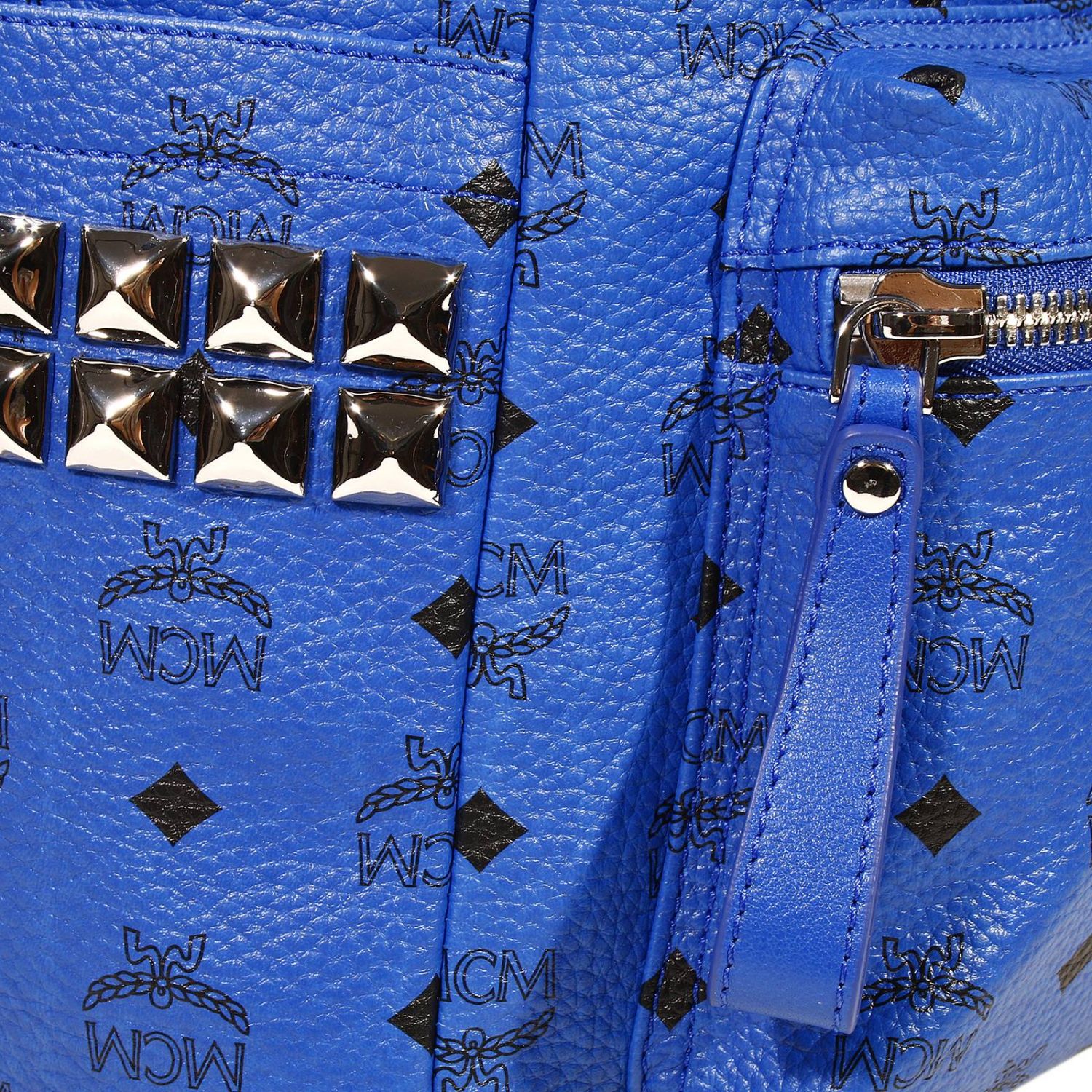 STARK BACKPACK MEDIUM | Backpack Mcm Women Royal Blue | Backpack Mcm mmk4ave38 mazarine bleu ...