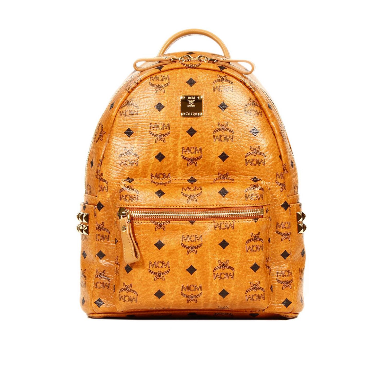 mcm backpack cognac