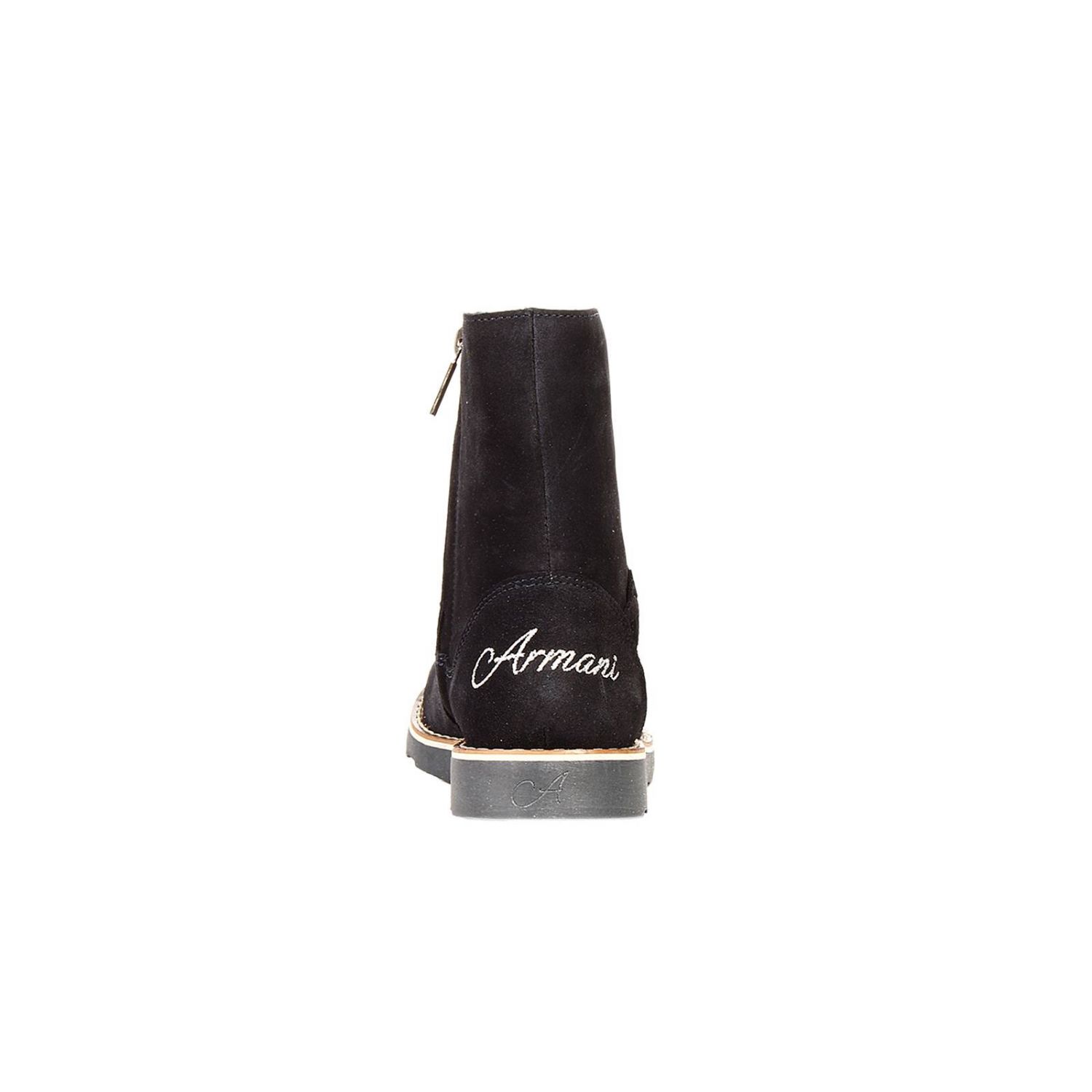 Armani Junior Outlet: POLACCO CAMOSCIO CON DETTAGLIO TRECCIA | Scarpe Armani  Junior Bambino Blue | Scarpe Armani Junior z3523 uq GIGLIO.COM