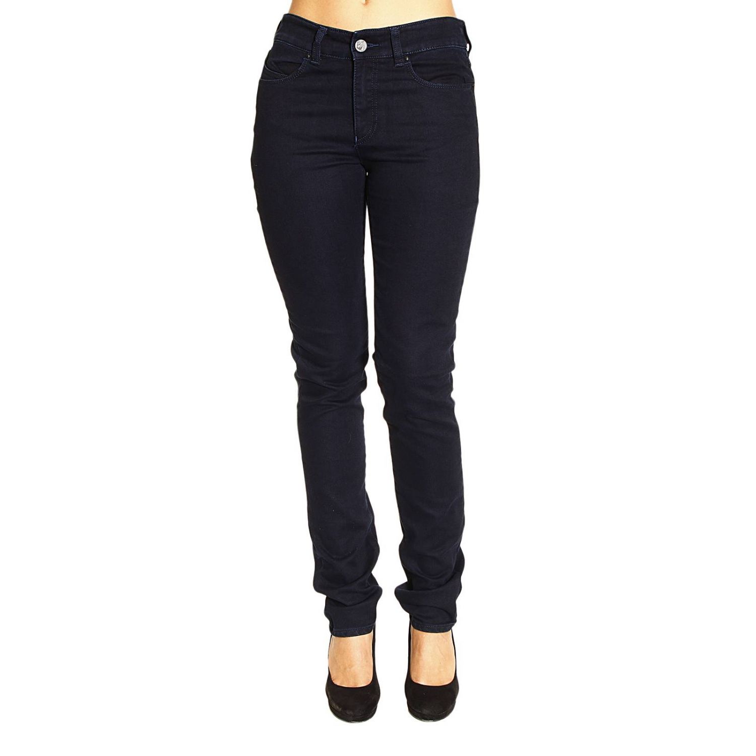 women's high rise armani jeans