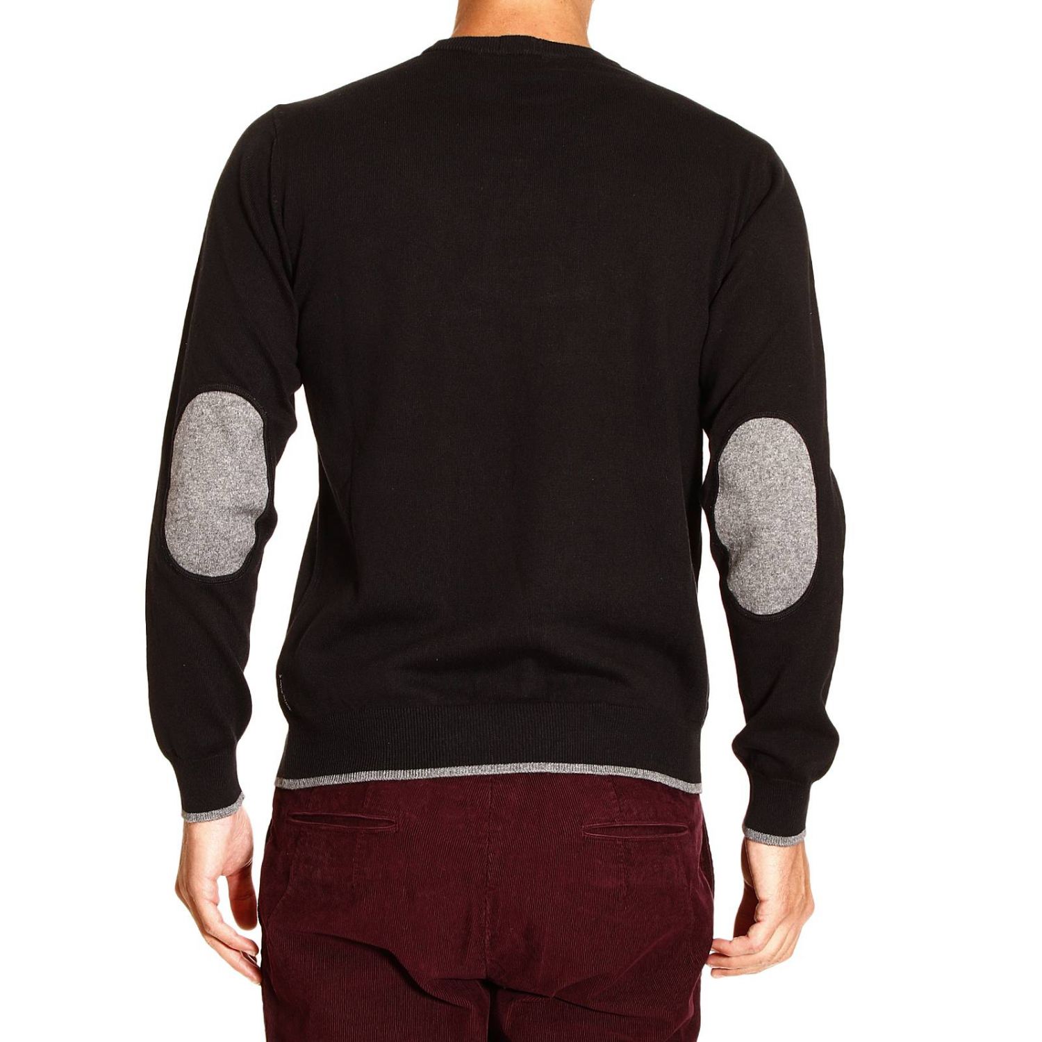 Armani Jeans Outlet: GIROCOLLO CON TOPPE CONTRASTO - Nero | Maglia Armani  Jeans 06w95 kt GIGLIO.COM